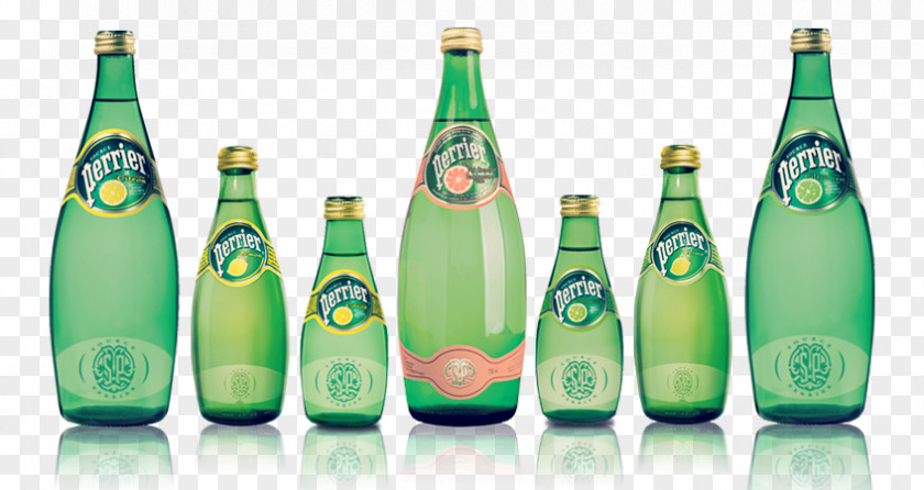 Water Carbonated Perrier Mineral Bottled PNG