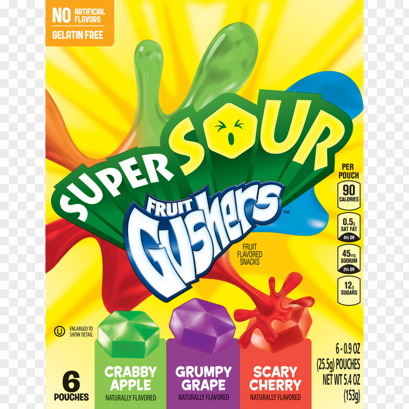 Juice Gummi Candy Punch Fruit Gushers Snacks PNG