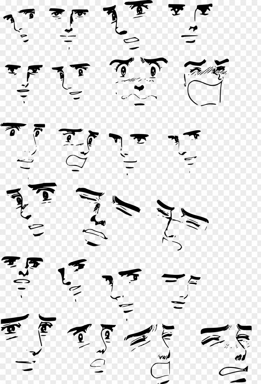 Kuso Miso Technique Face Drawing Internet Meme PNG meme, Ahegao, face expression collage clipart PNG