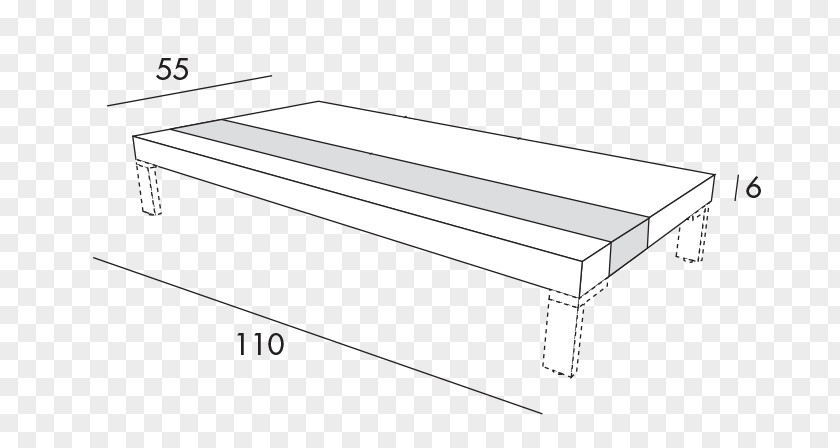 Legno Bianco Line Angle Garden Furniture PNG