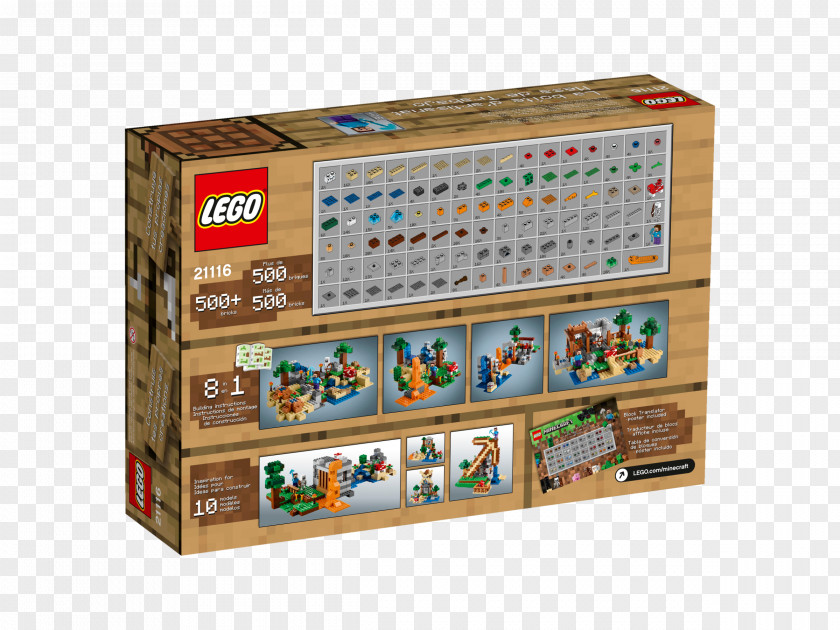 Lego Minecraft Amazon.com LEGO 21116 Crafting Box PNG