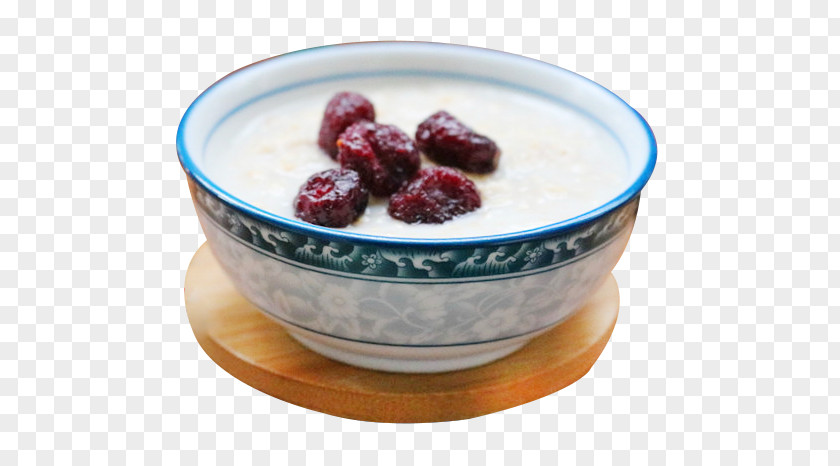 Red Dates Milk Oatmeal Yogurt Congee Jujube PNG