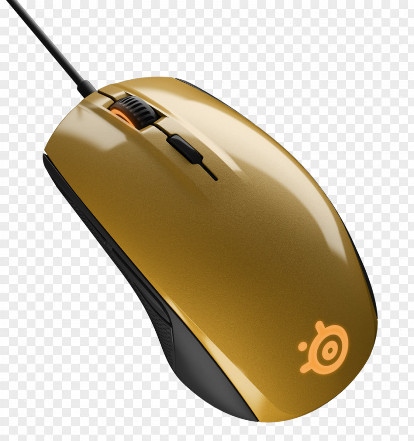 Computer Mouse SteelSeries Gold Alchemy Video Game PNG