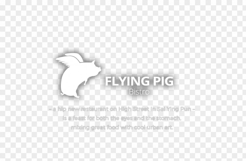 FLYING PIG Delicatessen Flying Pig Deli Take-out Restaurant Logo PNG