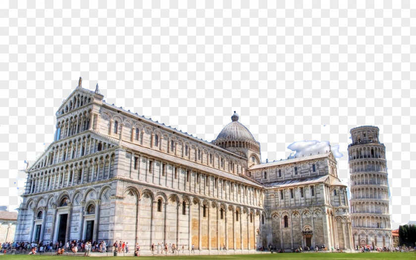 Italy Leaning Tower Of Pisa Six Cathedral Camposanto Monumentale Knights Square Piazza Dei Miracoli PNG