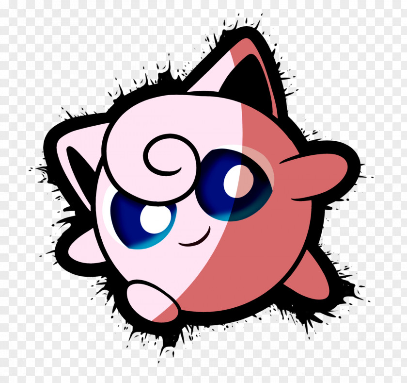 Jigglypuff Map Drawing Illustration Whiskers Clip Art PNG