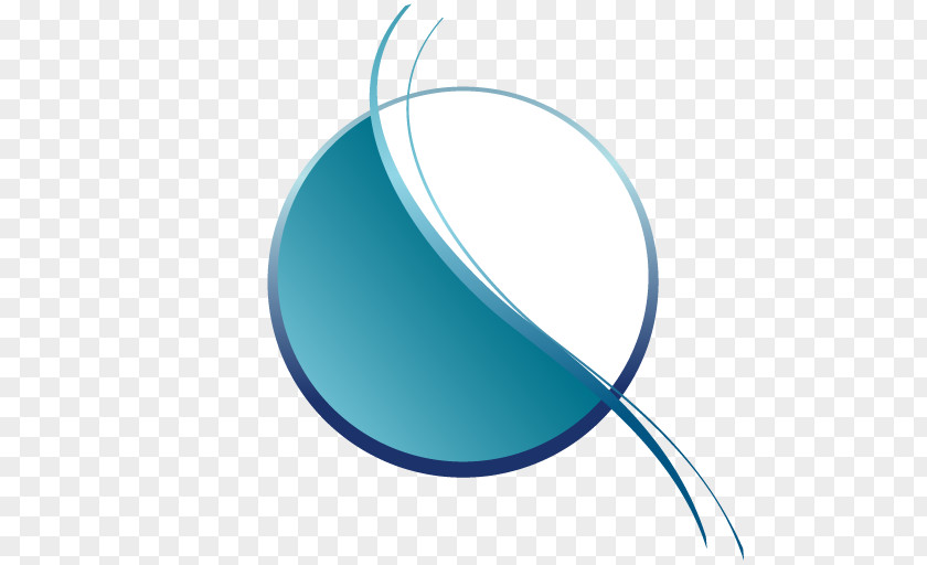 Logo Electric Blue Unit Circle PNG