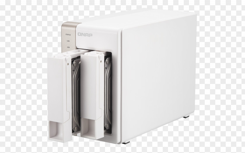Nas Network Storage Systems QNAP TS-231P2 NAS Tower Ethernet LAN White Systems, Inc. Data PNG