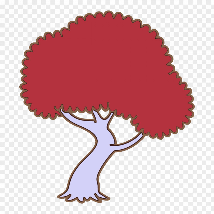 Plant Tree Red PNG