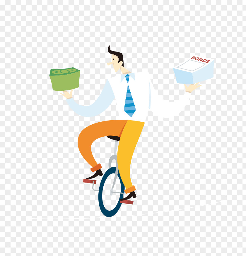 Bicycle Characters Vector Personal Finance Time Deposit Investment Risk PNG