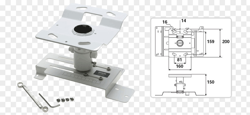 ELPMB23Ceiling Mount For Projector Epson Universal EpsonELPMB25Mounting Kit ProjectorProjector PNG