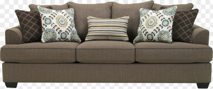 Old Couch Ashley HomeStore Cushion Sofa Bed Furniture PNG