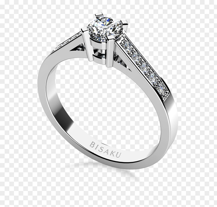 Simple Stone Jewellery Models Engagement Ring Wedding Bisaku PNG