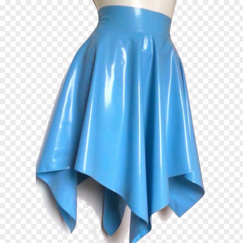 Skirt Dress Turquoise Electric Blue Aqua PNG