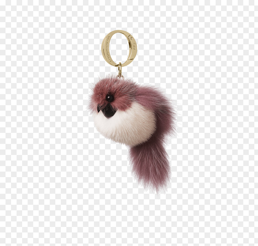 Fur Oh! By Kopenhagen Bird Key Chains Mink PNG