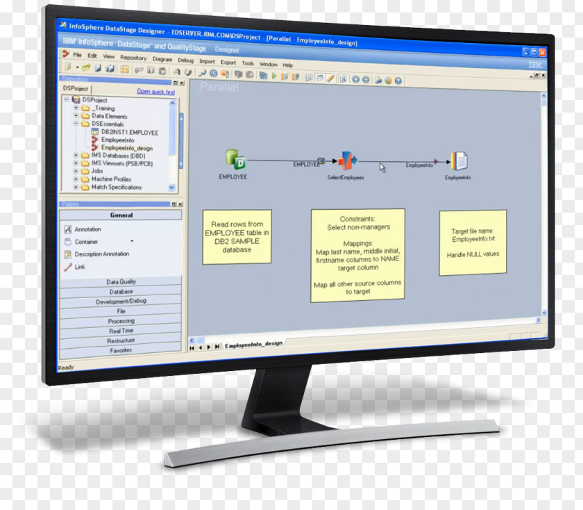 Ibm Computer Monitors IBM InfoSphere DataStage Software PNG