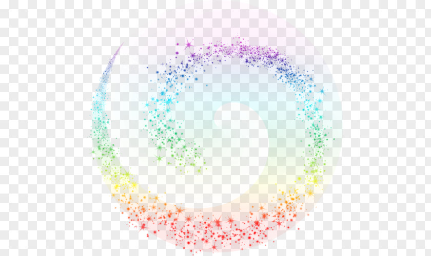 Light Spiral Point Circle PNG