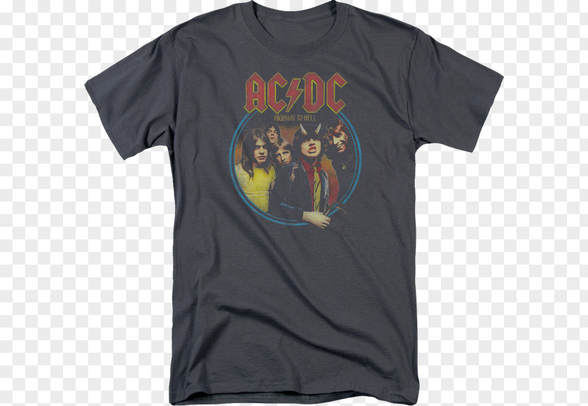 T-shirt Highway To Hell AC/DC Powerage Back In Black PNG
