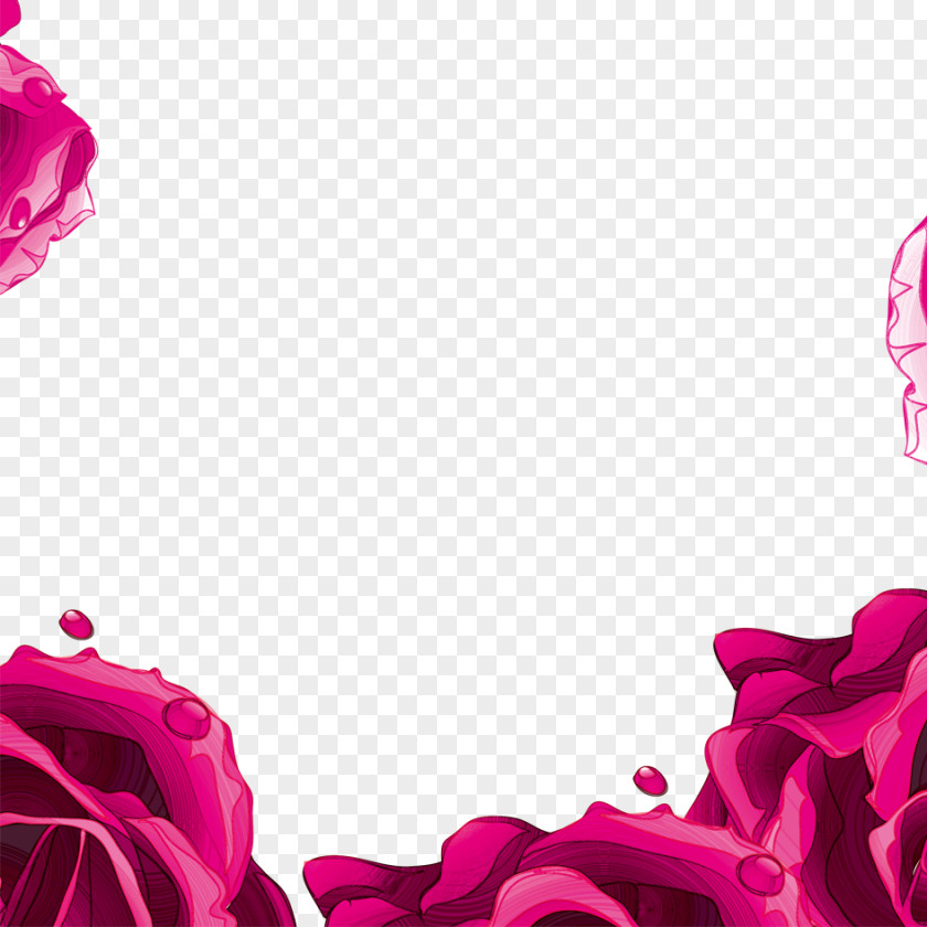 Beautiful Flowers Oil Painting Computer File PNG