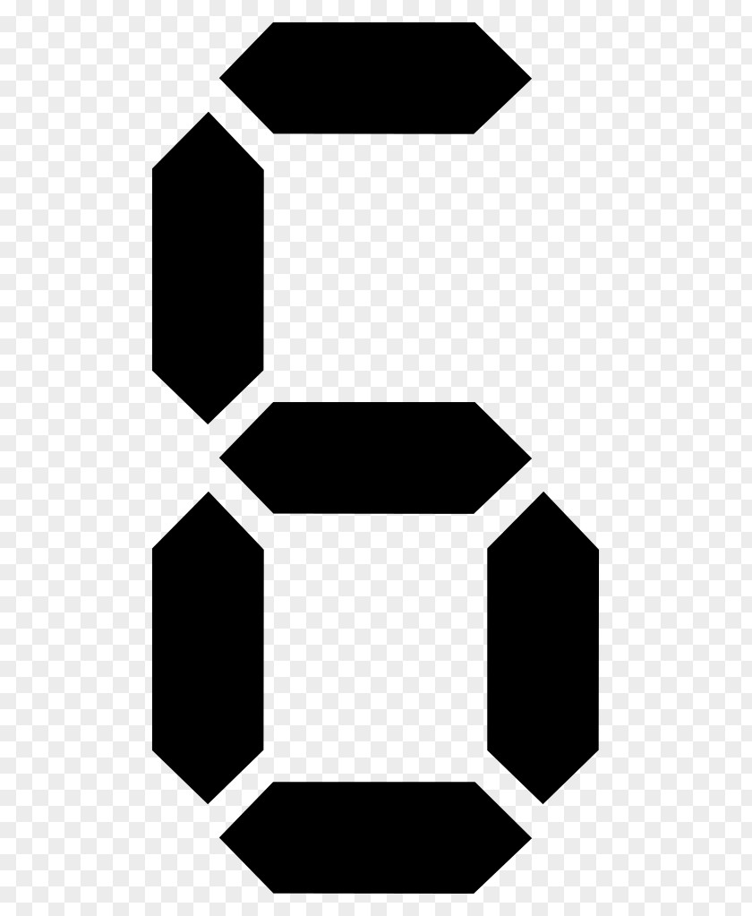 Digital 8 Seven-segment Display PNG