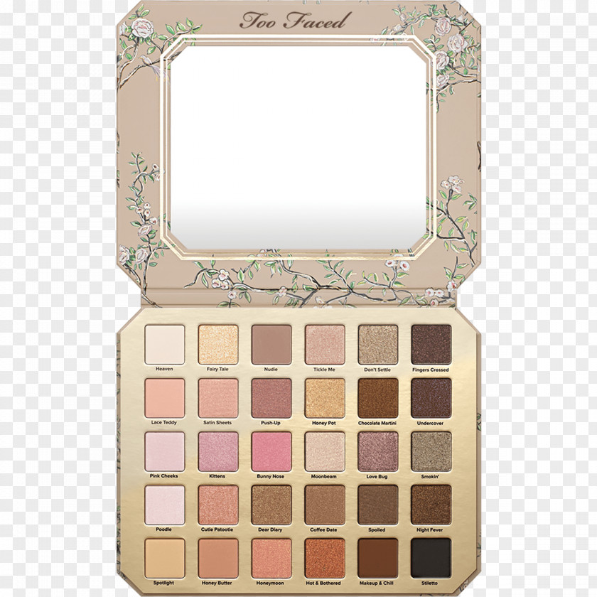Too Faced Natural Love Eye Shadow Collection Cosmetics Eyes Palette PNG