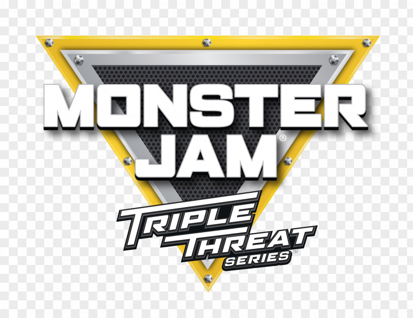 Truck Monster Jam Triple Threat Series Presented By AMSOIL Television Show Logo PNG