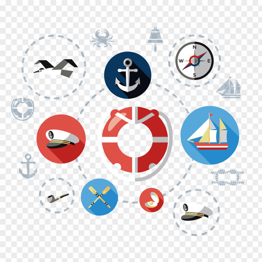 Vector Sailing Equipment Navigation Icon PNG