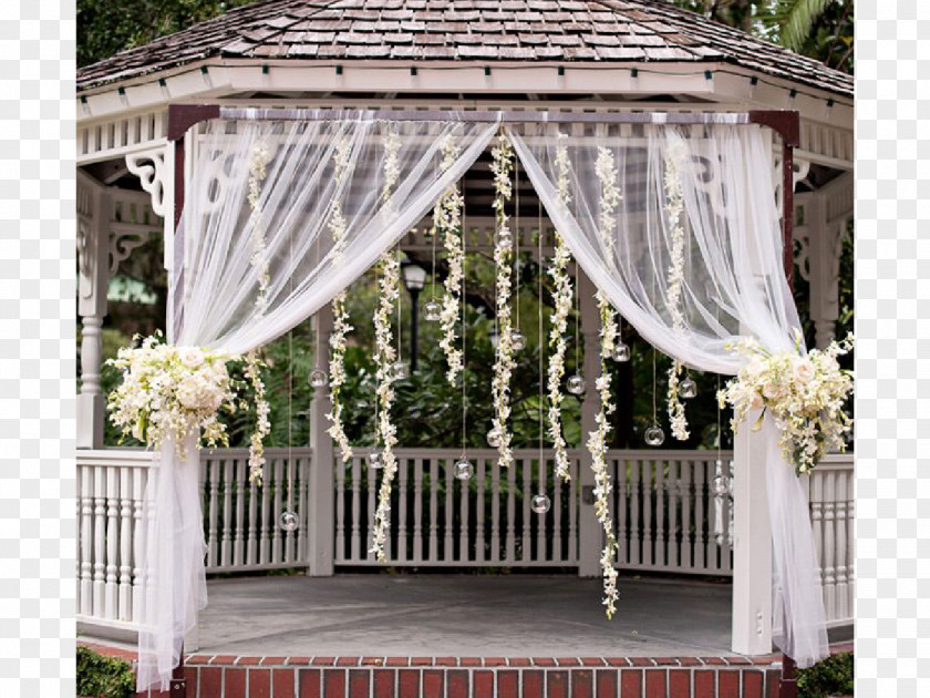 Wedding Gazebo Table Backyard Ceremony PNG