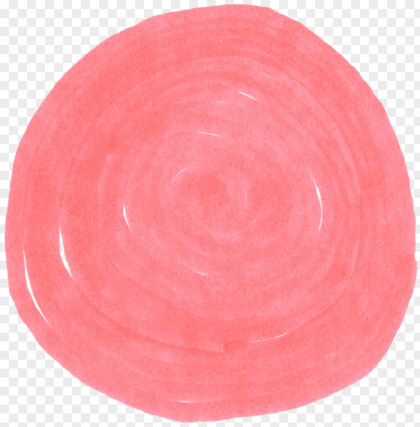 Brush Circle Pink M PNG