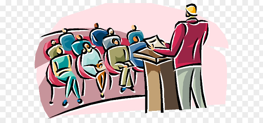 Cartoon Organization Business Meeting PNG