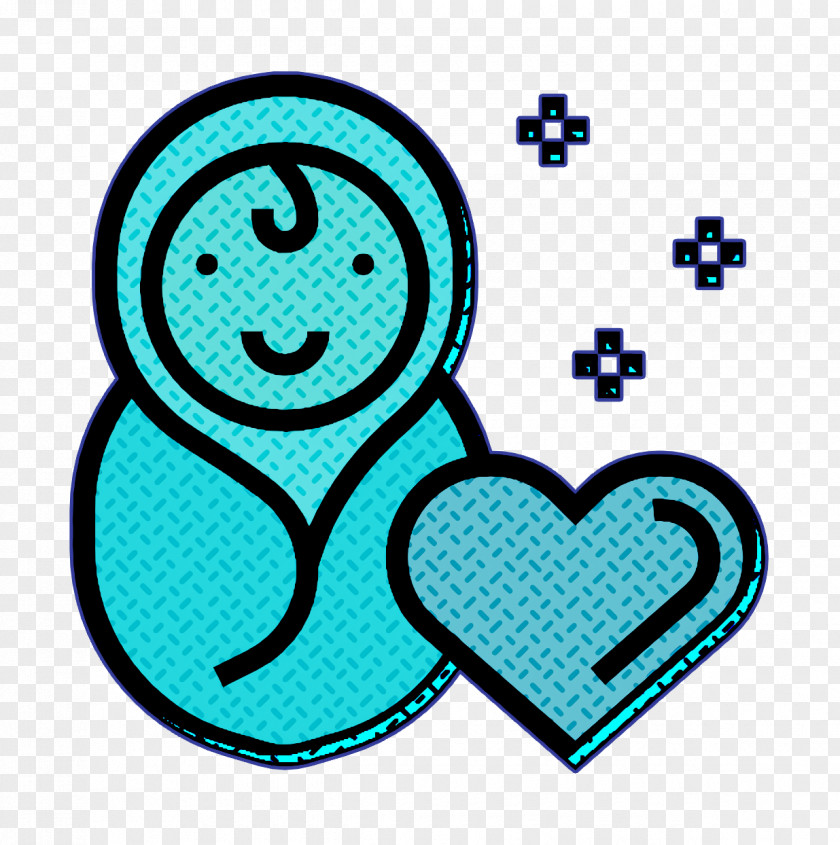 Cute Icon Newborn Charity Elements PNG