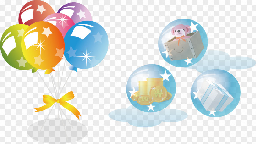 The Balloon Is Beautifully Decorated And Patterned Birthday Cake Party Clip Art PNG