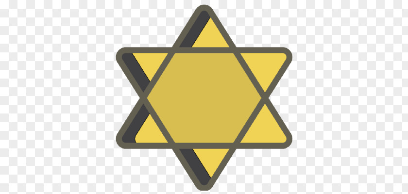 The Holocaust Yellow Badge Star Of David Jewish People Polygons In Art And Culture PNG