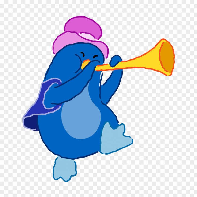Trumpets Penguin Christmas Card Trumpet Clip Art PNG