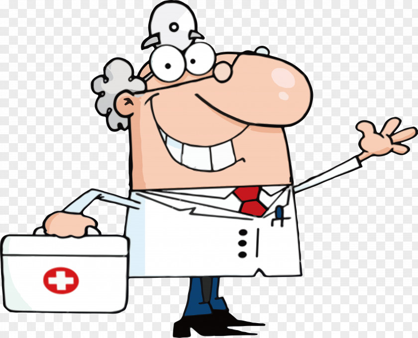 Cartoon Male Doctor With First Aid Kit Vector Physician Royalty-free Clip Art PNG