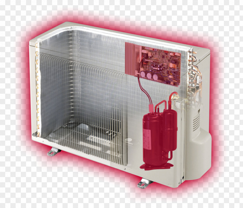 Heat Pump Mount Kirigamine Compressor Machine PNG