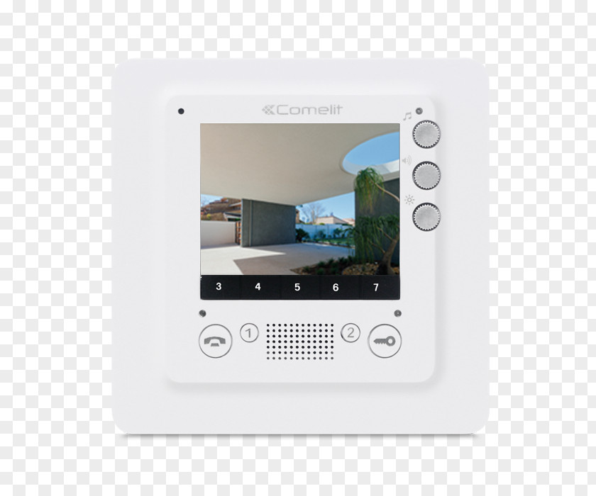 Intercom Video Door-phone System Comelit Group Spa Door Phone PNG