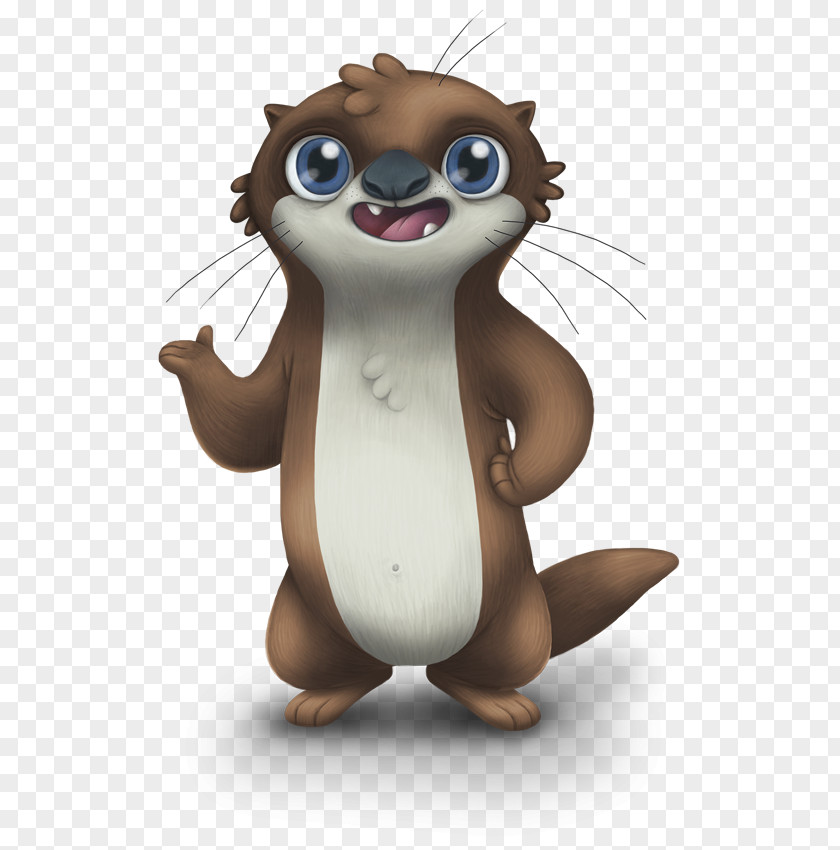 Otter Water4Otter Procyonidae Bear Cartoon PNG