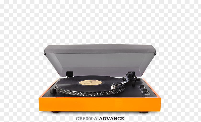 Turntable Phonograph Crosley Advance CR6009A Stereophonic Sound PNG