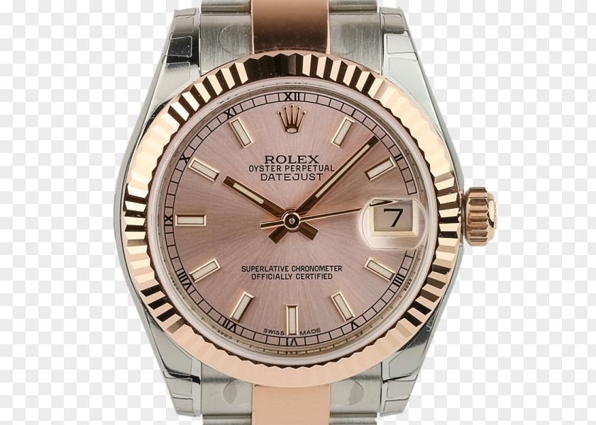Watch Rolex Datejust Strap Platinum PNG