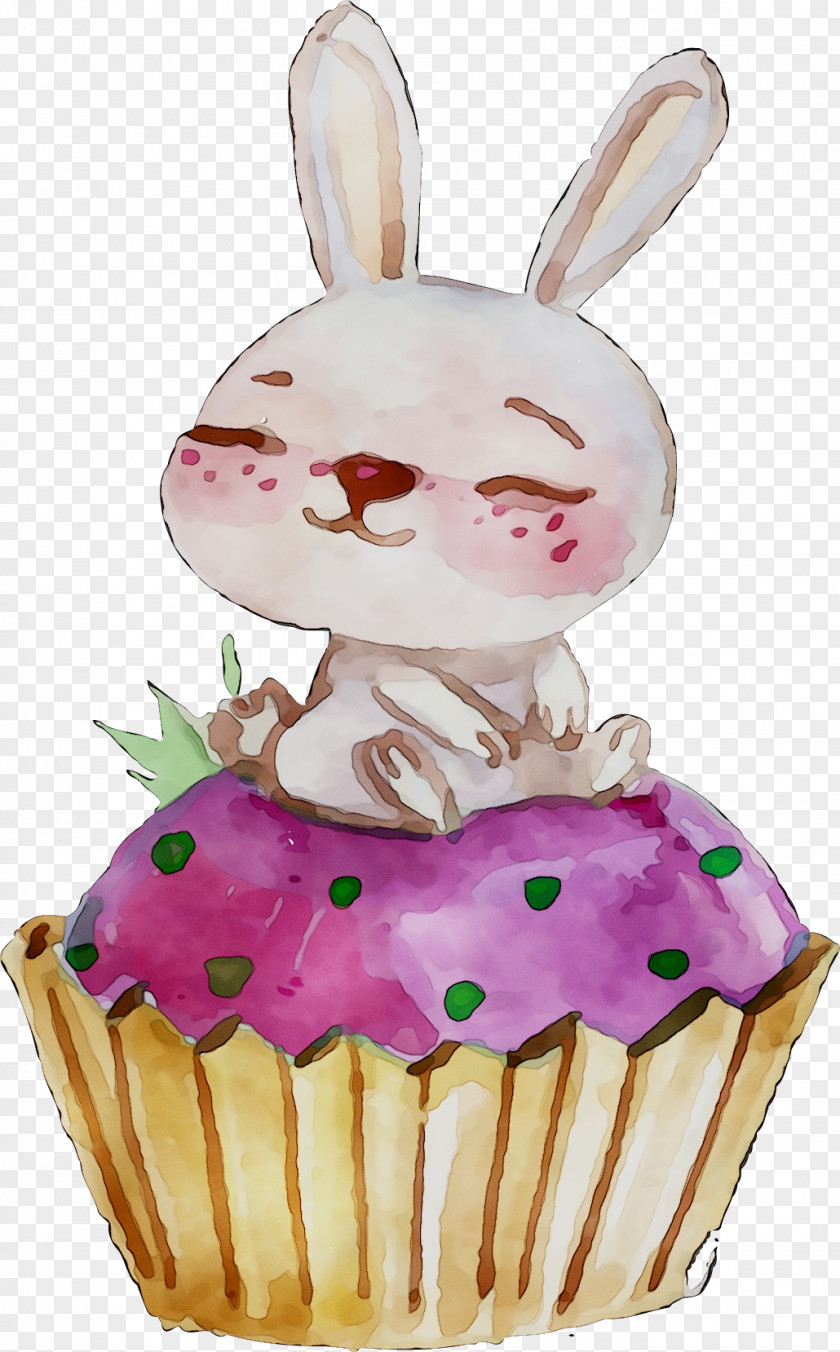 Cupcake Easter Bunny PNG