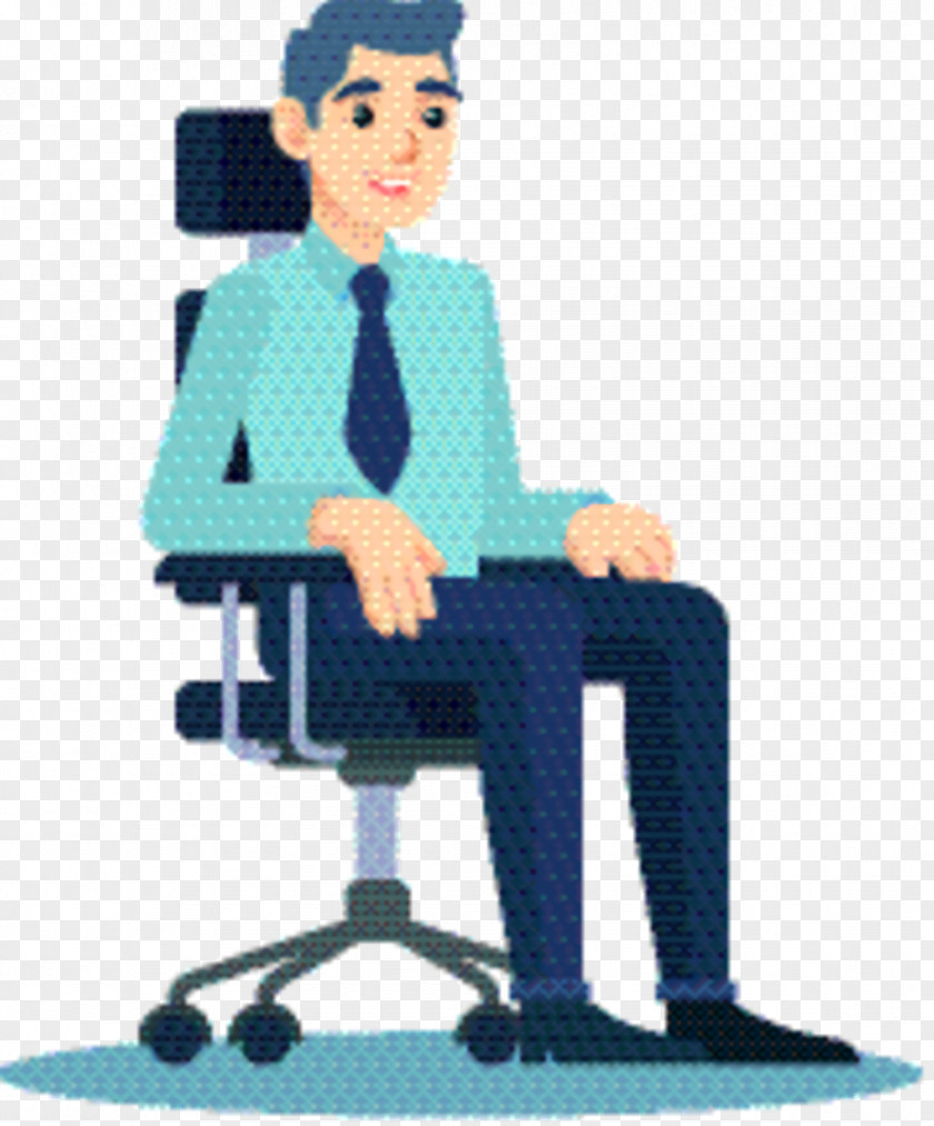 Job Whitecollar Worker Chair Cartoon PNG