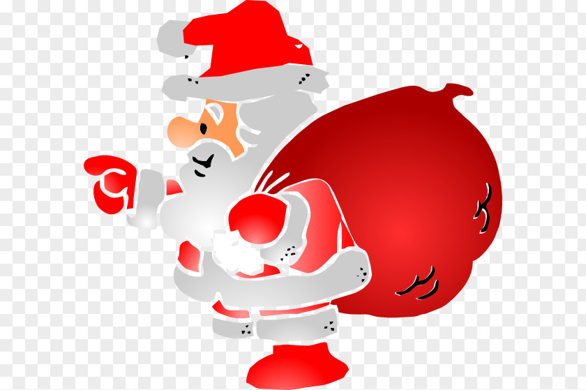 Santa Claus Clip Art Openclipart Borders And Frames Illustration PNG