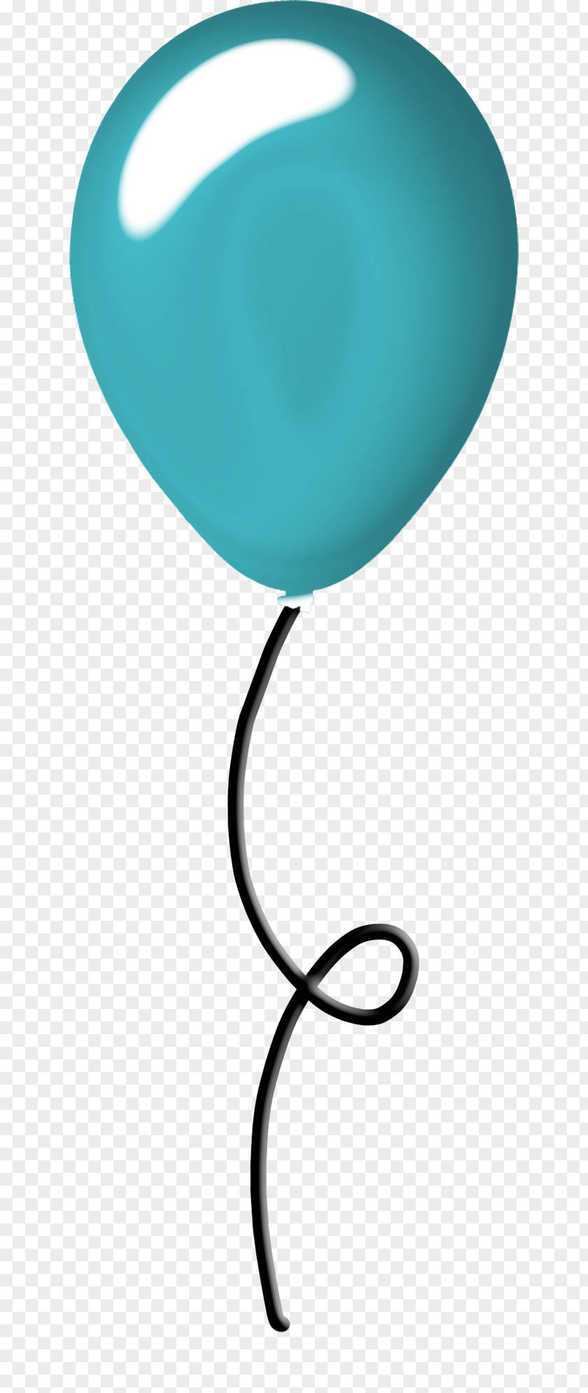 Blue Balloon Material Free To Pull Birthday Clip Art PNG