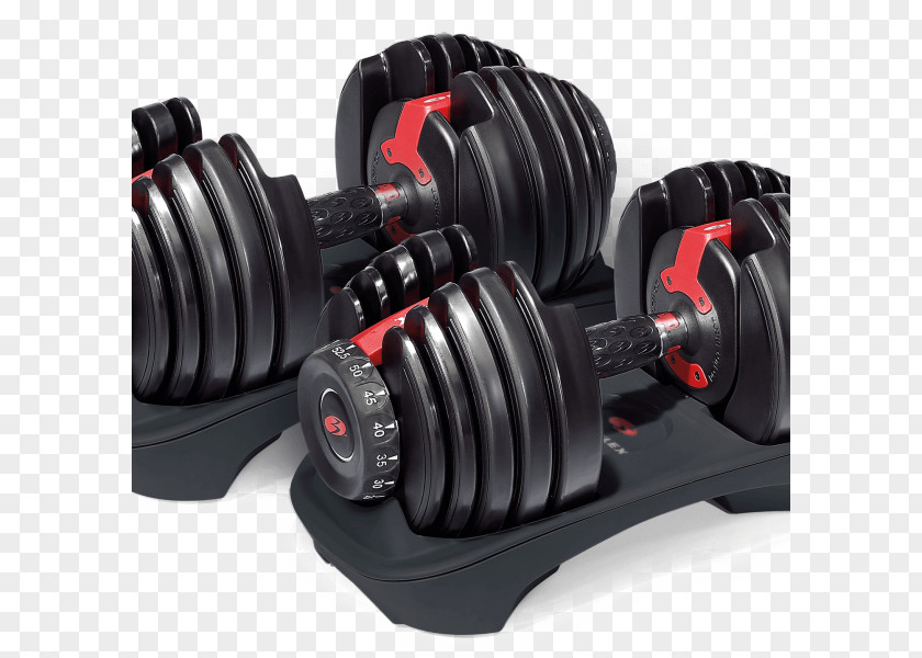 Bowflex Dumbbells Dials SelectTech 552 Adjustable 1090 Dumbbell PNG