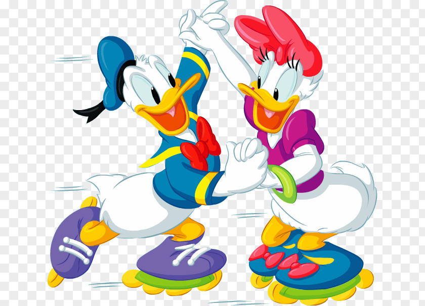 Donald Duck Daisy Mickey Mouse Minnie Clip Art PNG