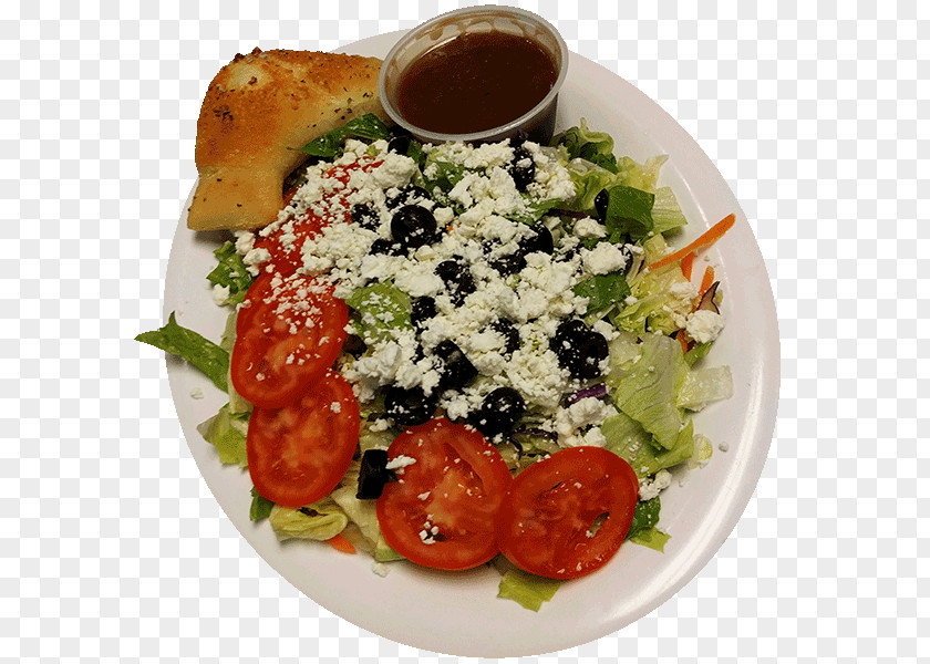 Greek Salad Hors D'oeuvre Vegetarian Cuisine Garlic Knot PNG