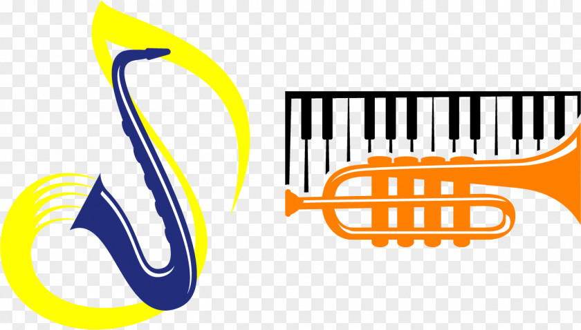 Saxophone Trumpet Vector Elements Microphone Musical Note Piano PNG