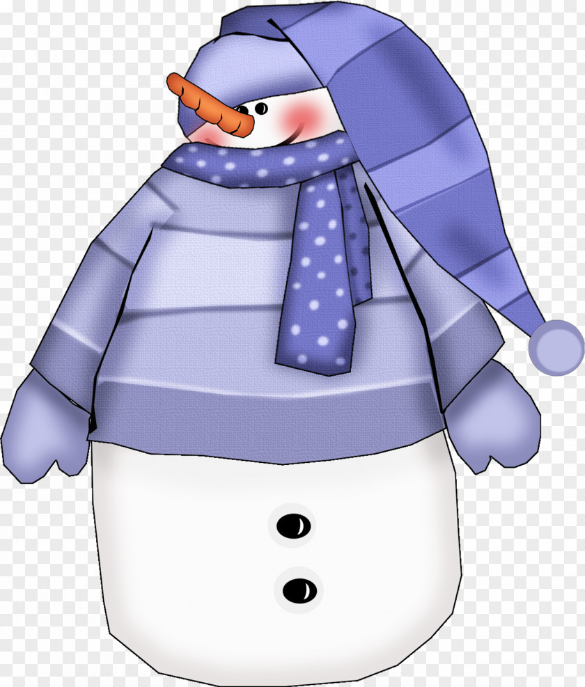 Snowman Peeps Paper Flour Sack PNG