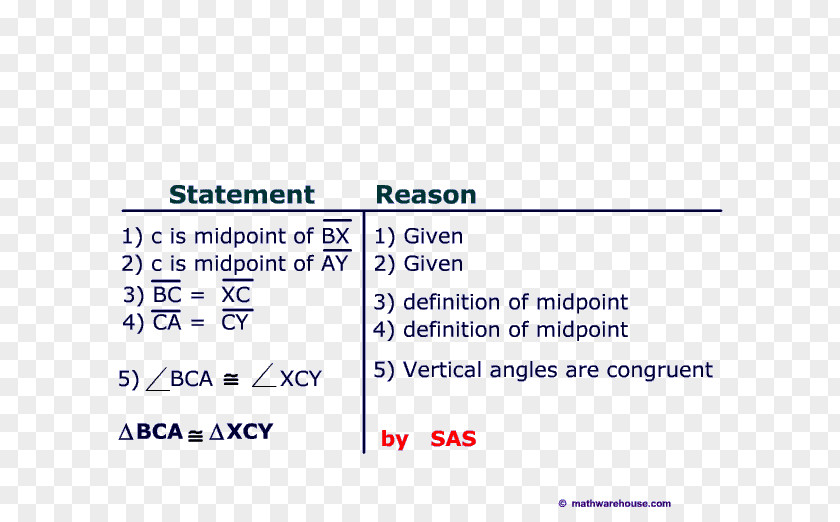 Angle Congruence Mathematical Proof Theorem Geometry PNG